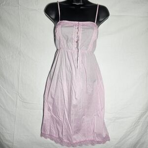 Y2k boho coquette fairy baby pink dress